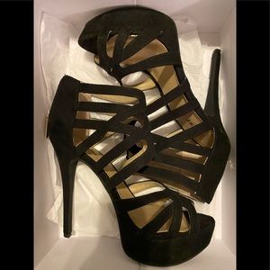 Black JustFab Lilias Heel
